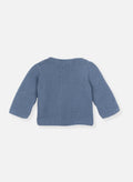 Brassière En Coton Point Mousse - Bleu Orage
