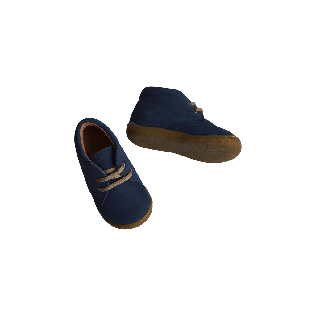 Chaussures Bottillons Lucien Lacets - Nubuck Bleu Navy - Mixte