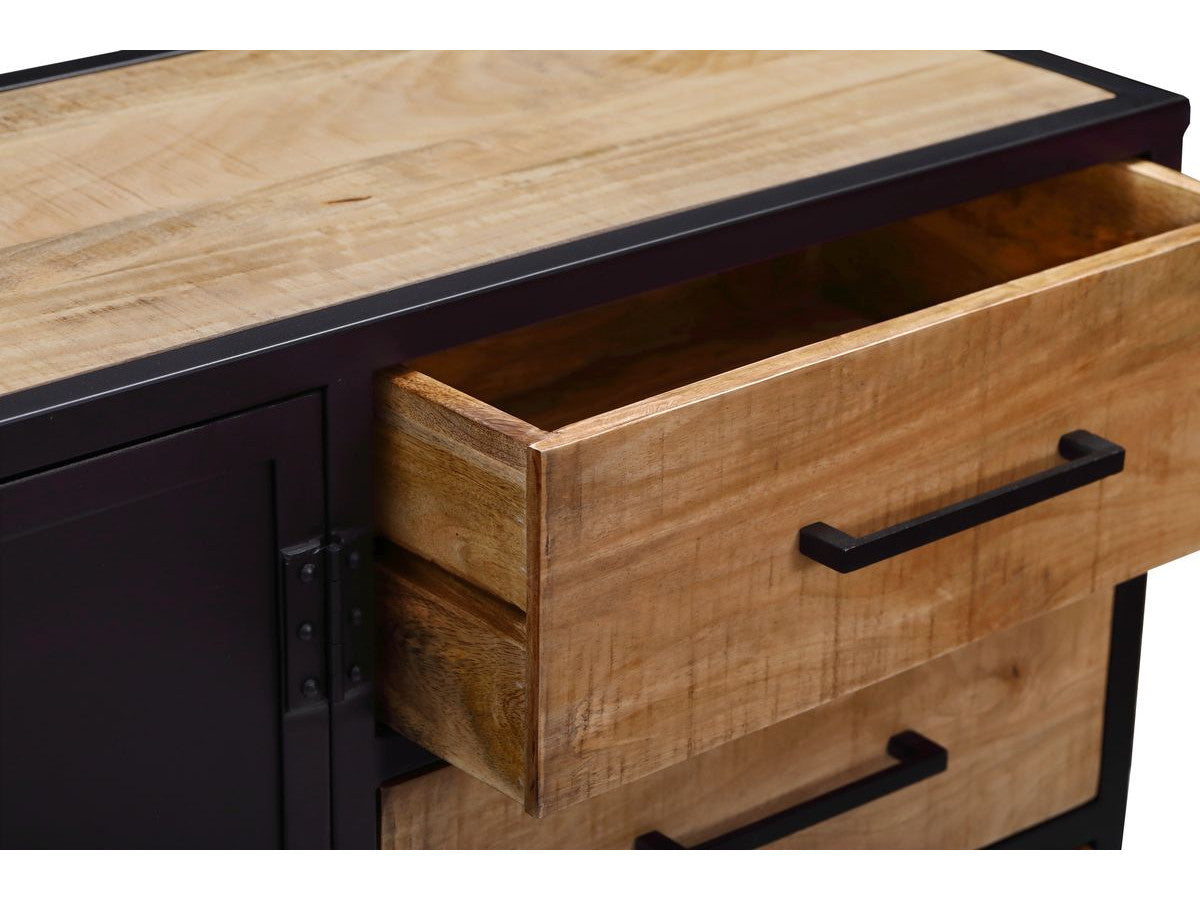 Beaubourg - Buffet 2 Portes - Bois Massif De Manguier