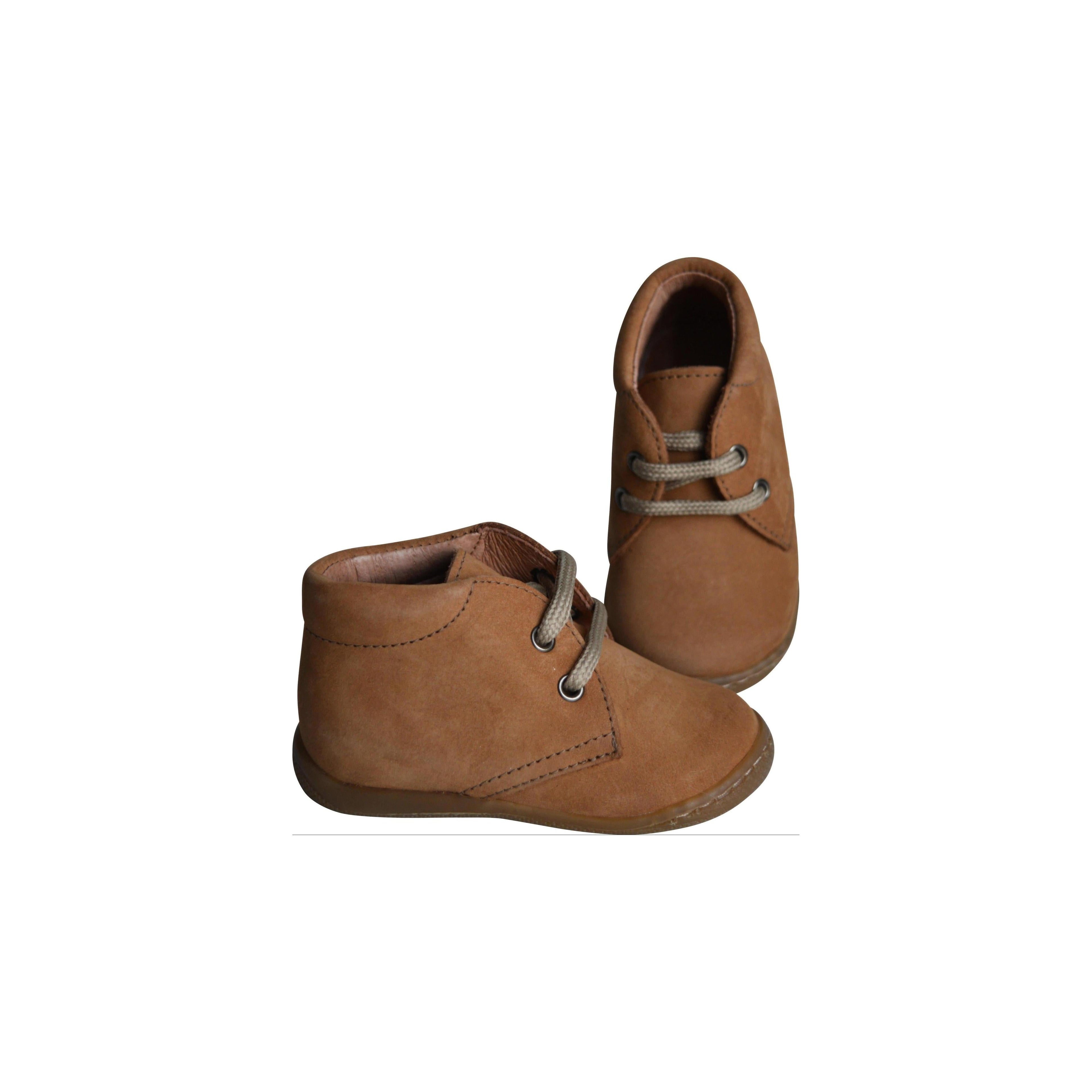 Chaussures Bottillons Lucien Lacets - Nubuck Camel - Mixte