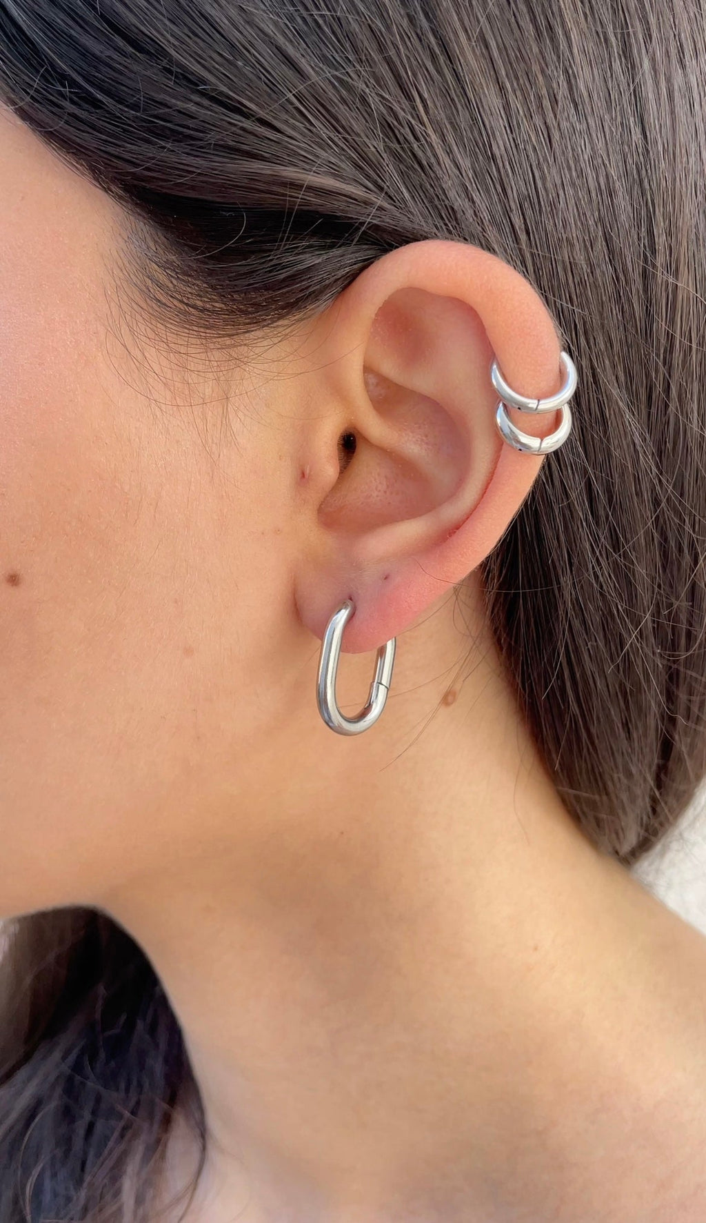 Boucles D'Oreilles Oval