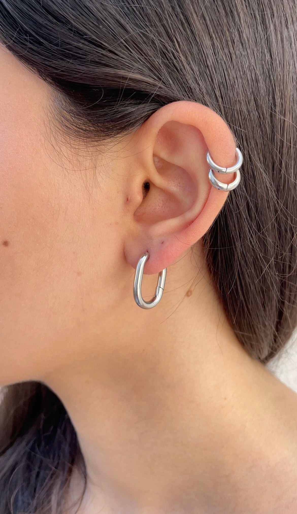 Boucles D'Oreilles Oval