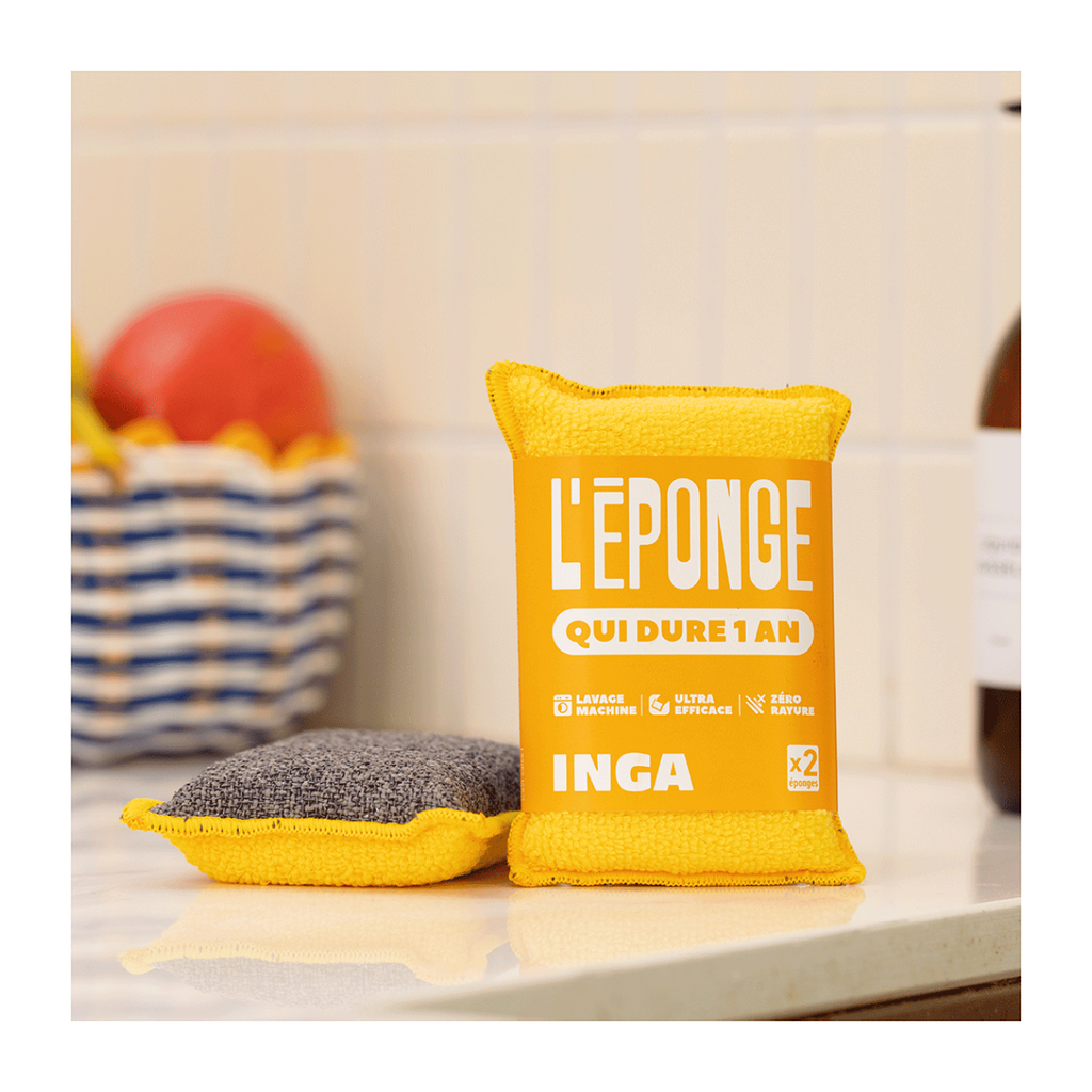 Duo D'Éponges Lavables (avec ou sans support)