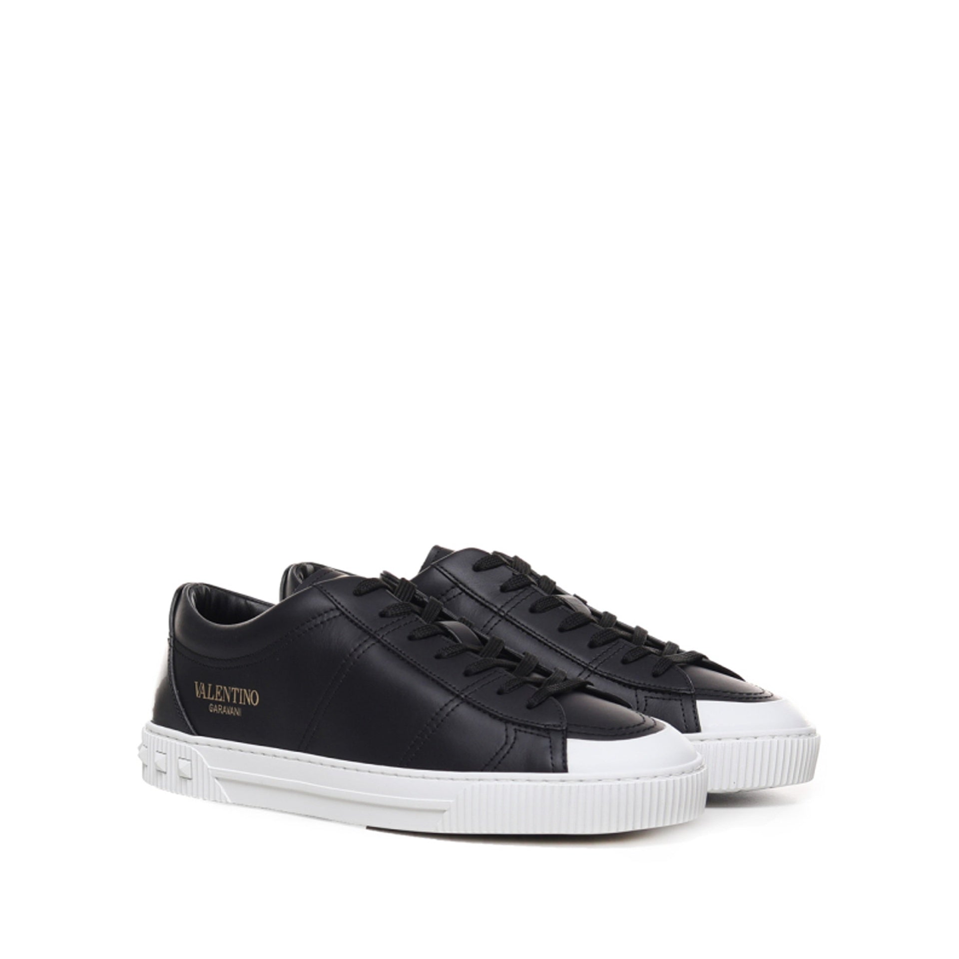 Baskets Valentino Garavani Leather - Black - Homme