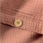Housses De Couette 100% Gaze De Coton - Rose