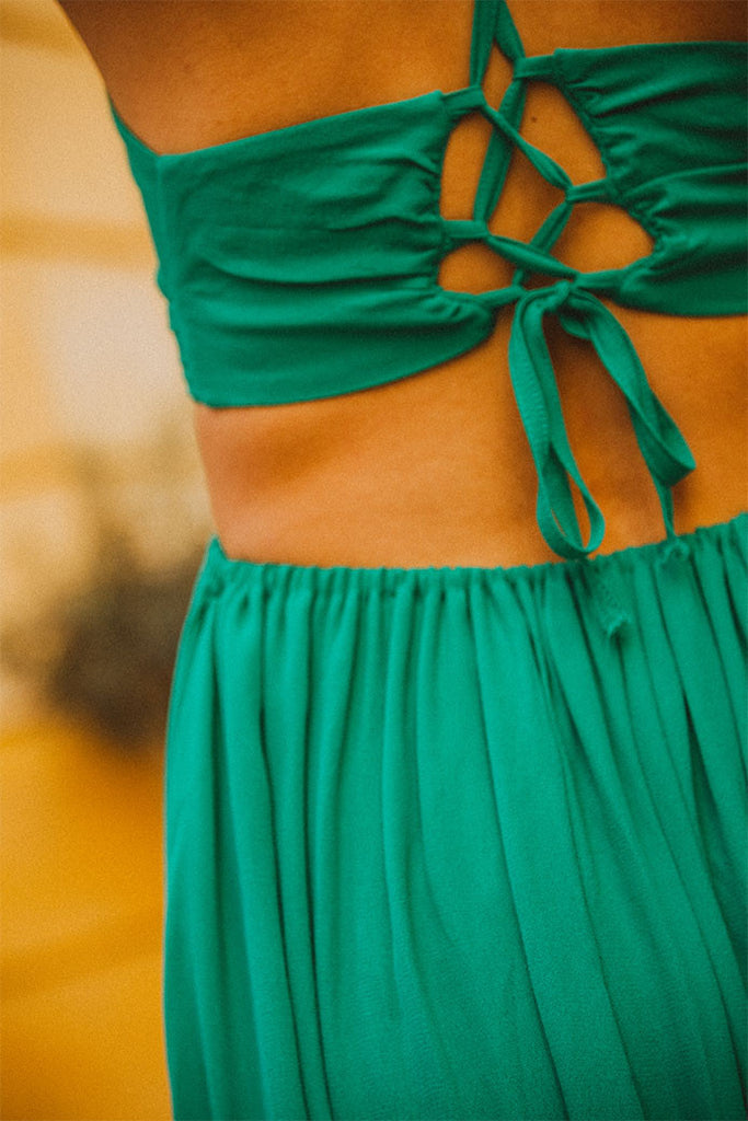 Robe Angélique Vert