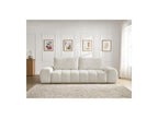 Everest - Canapé Droit Convertible Coffre - Tissu Chiné - 2 Coussins