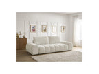 Everest - Canapé Droit Convertible Coffre - Tissu Chiné - 2 Coussins