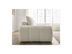 Everest - Canapé Droit Convertible Coffre - Tissu Chiné - 2 Coussins