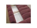 Everest - Canapé Droit Convertible Coffre - Tissu Chiné - 2 Coussins