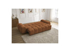 Everest - Canapé Droit Convertible Coffre - Tissu Chiné - 2 Coussins