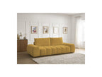 Everest - Canapé Droit Convertible Coffre - Tissu Chiné - 2 Coussins
