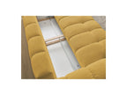 Everest - Canapé Droit Convertible Coffre - Tissu Chiné - 2 Coussins