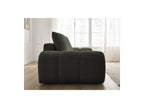 Everest - Canapé Droit Convertible Coffre - Tissu Chiné - 2 Coussins