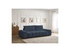 Everest - Canapé Droit Convertible Coffre - Tissu Chiné - 2 Coussins