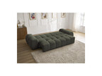 Everest - Canapé Droit Convertible Coffre - Tissu Chiné - 5 Coussins