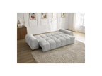 Everest - Canapé Droit Convertible Coffre - Tissu Chiné - 5 Coussins