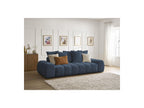 Everest - Canapé Droit Convertible Coffre - Tissu Chiné - 5 Coussins