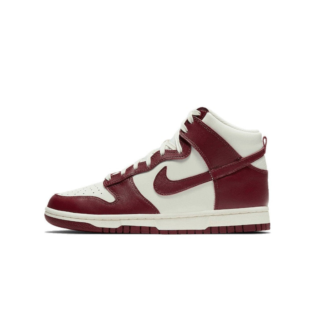 Nike Dunk High Sail Team Red