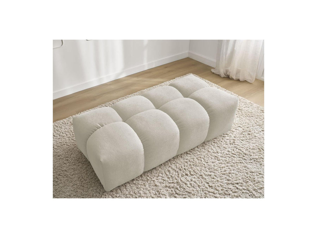 Everest - Petit Pouf - Tissu Chiné