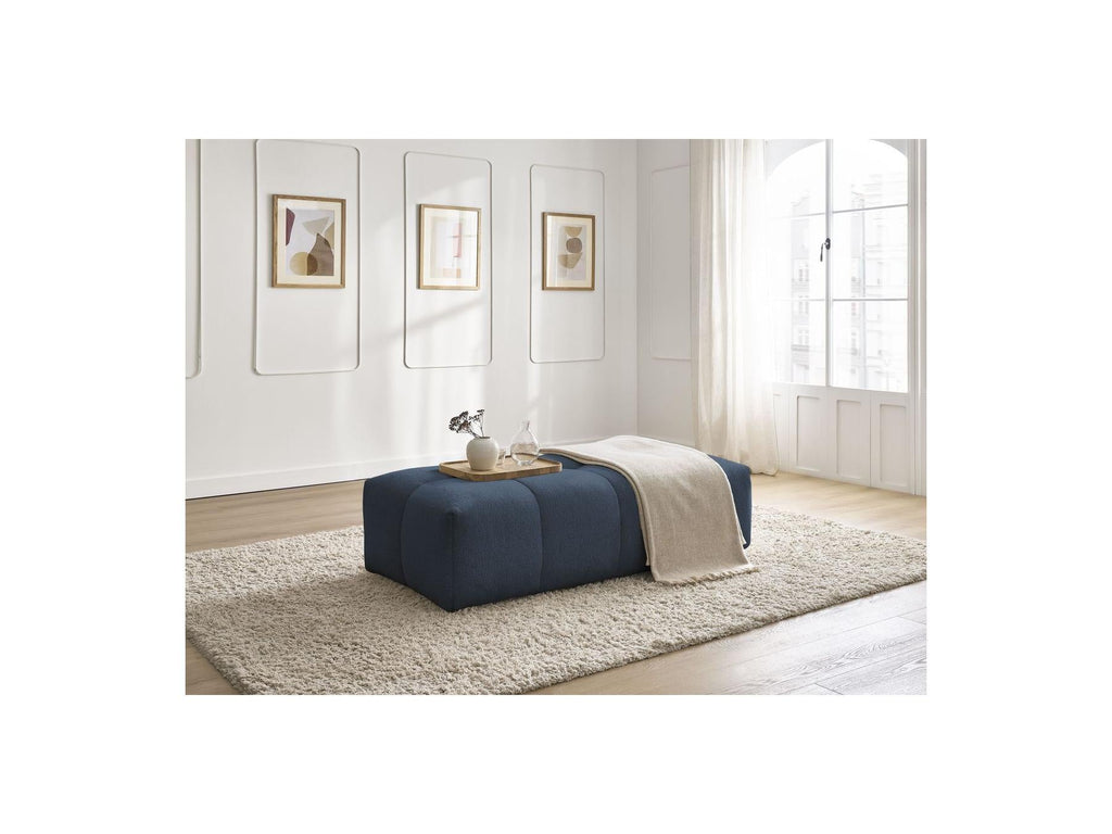 Everest - Petit Pouf - Tissu Chiné