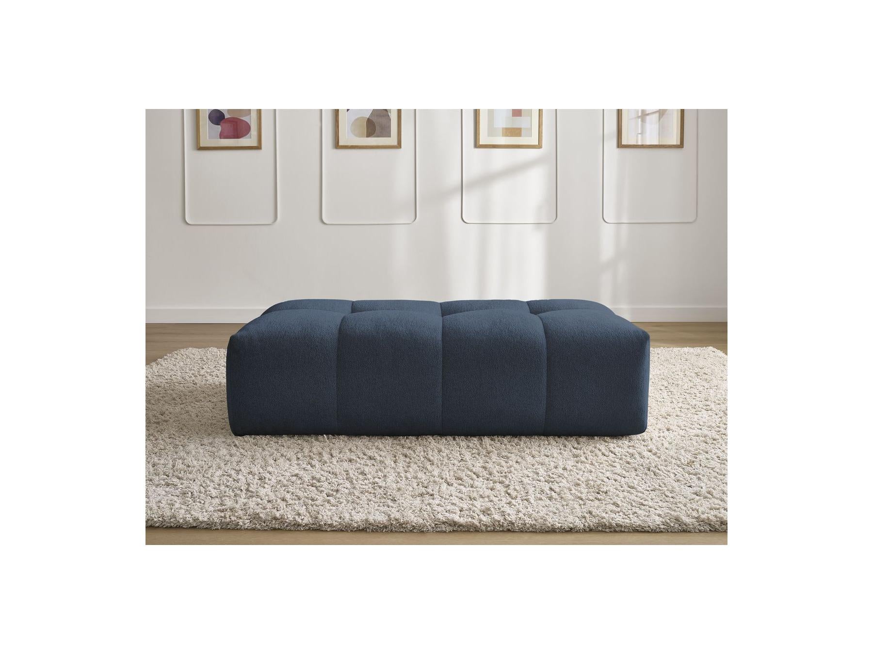 Everest - Petit Pouf - Tissu Chiné