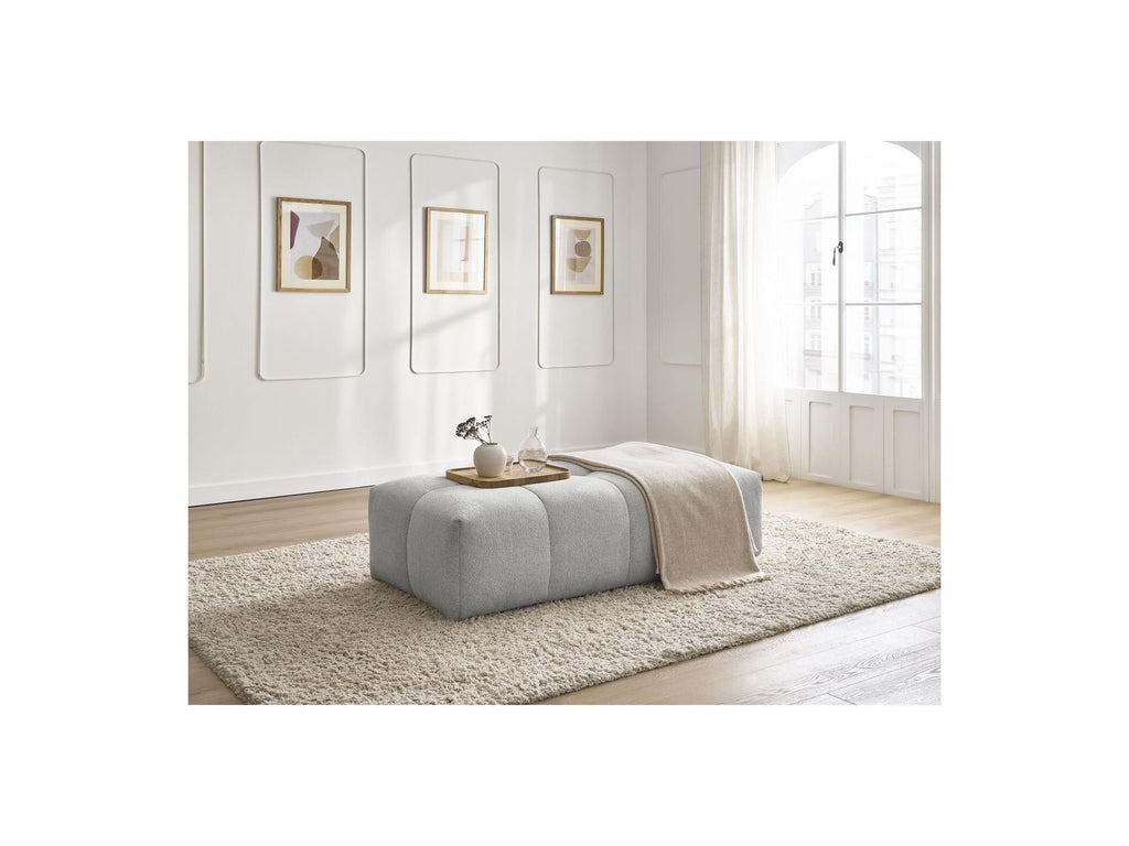 Everest - Petit Pouf - Tissu Chiné