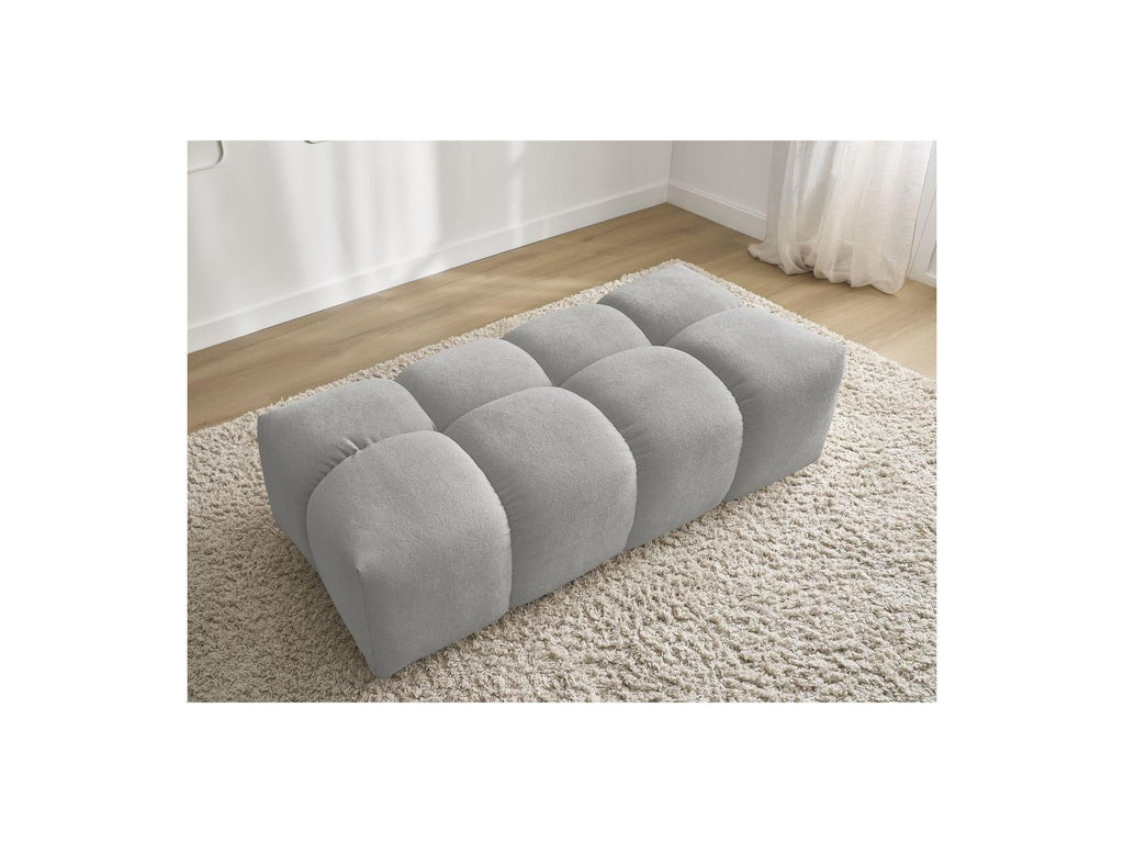 Everest - Petit Pouf - Tissu Chiné