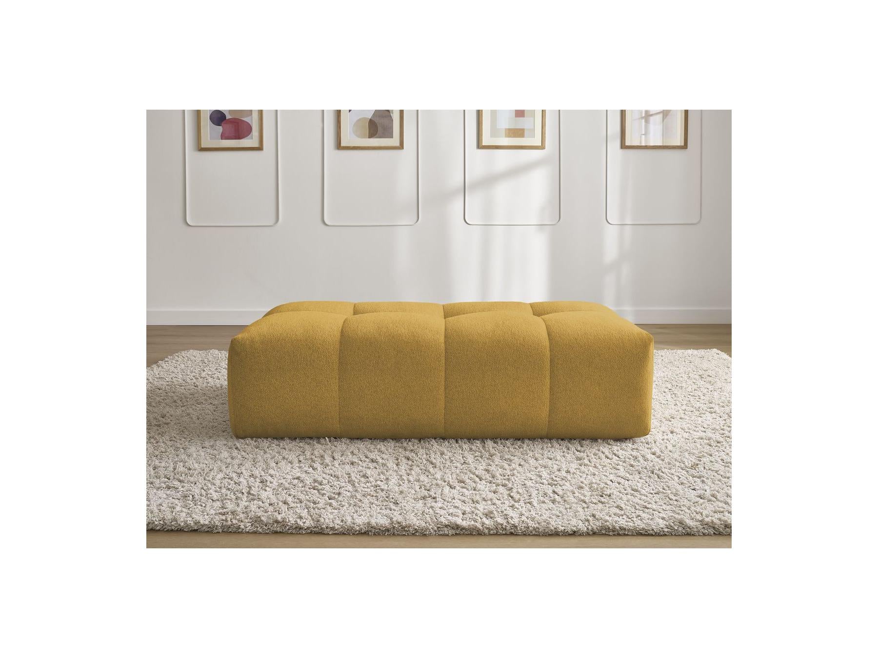Everest - Petit Pouf - Tissu Chiné