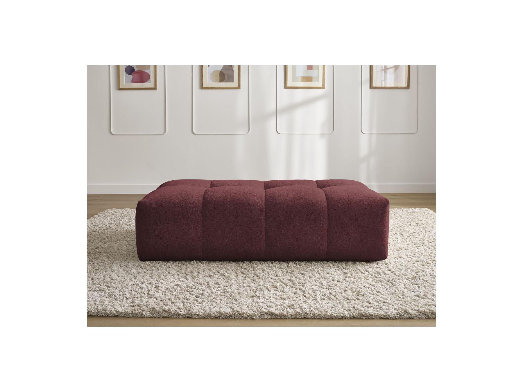 Everest - Petit Pouf - Tissu Chiné