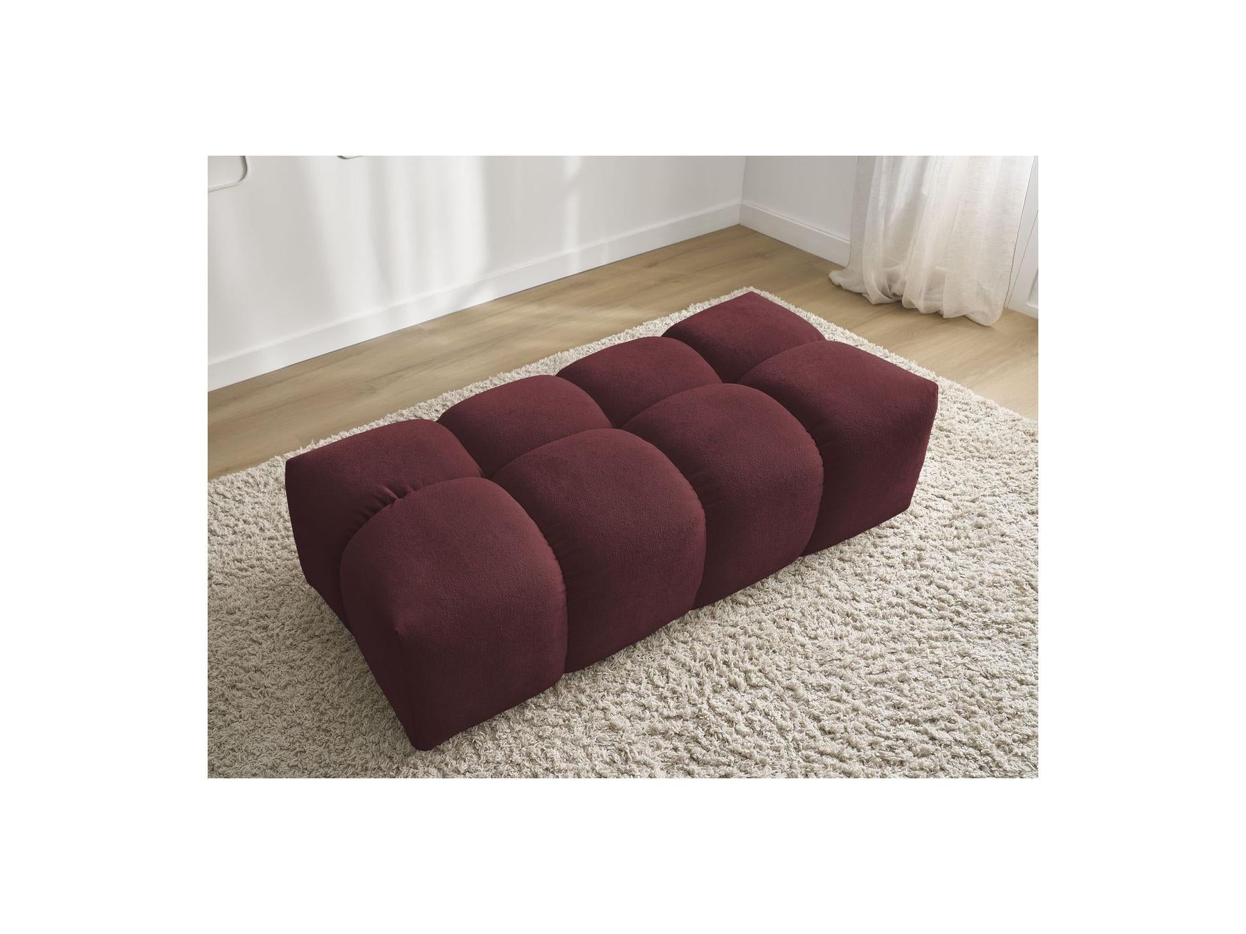 Everest - Petit Pouf - Tissu Chiné