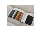 Everest - Canapé Droit Convertible Coffre - Tissu Texturé - 5 Coussins