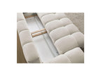 Everest - Canapé Droit Convertible Coffre - Tissu Texturé - 5 Coussins