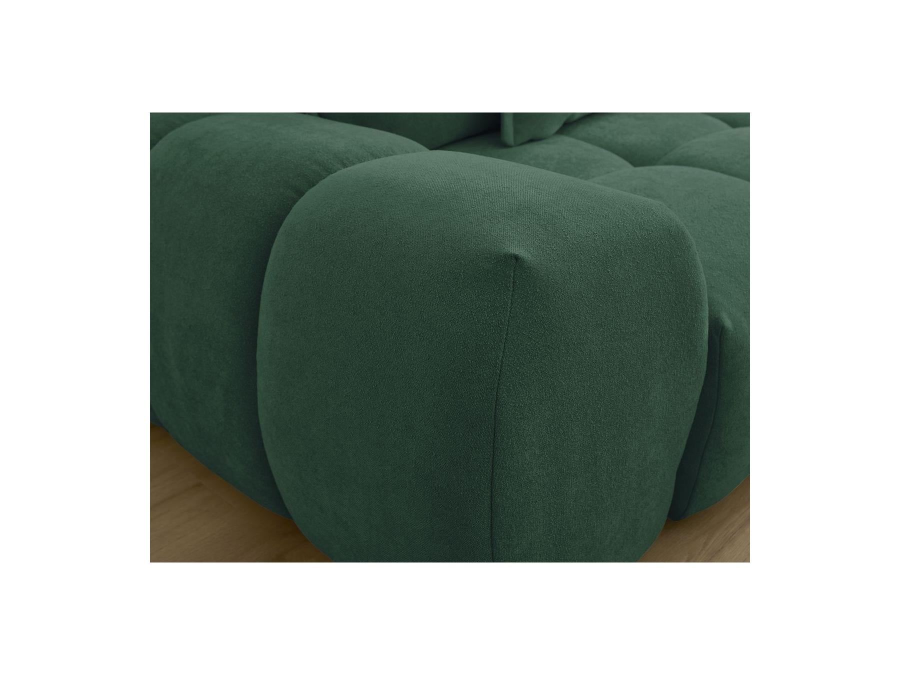 Everest - Canapé Droit Convertible Coffre - Tissu Texturé - 5 Coussins
