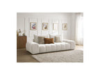 Everest - Canapé Droit Convertible Coffre - Tissu Texturé - 2 Coussins