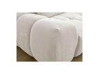 Everest - Canapé Droit Convertible Coffre - Tissu Texturé - 2 Coussins