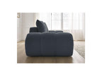 Everest - Canapé Droit Convertible Coffre - Tissu Texturé - 2 Coussins