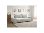 Everest - Canapé Droit Convertible Coffre - Tissu Texturé - 2 Coussins