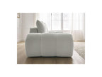 Everest - Canapé Droit Convertible Coffre - Tissu Texturé - 2 Coussins