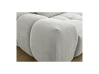 Everest - Canapé Droit Convertible Coffre - Tissu Texturé - 2 Coussins