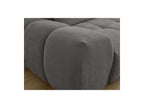 Everest - Canapé Droit Convertible Coffre - Tissu Texturé - 2 Coussins