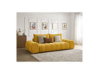 Everest - Canapé Droit Convertible Coffre - Tissu Texturé - 2 Coussins