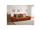 Everest - Canapé Droit Convertible Coffre - Tissu Texturé - 2 Coussins