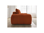 Everest - Canapé Droit Convertible Coffre - Tissu Texturé - 2 Coussins