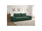 Everest - Canapé Droit Convertible Coffre - Tissu Texturé - 2 Coussins