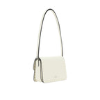 Valentino Garavani Rockstud Leather Shoulder Bag - White - Femme