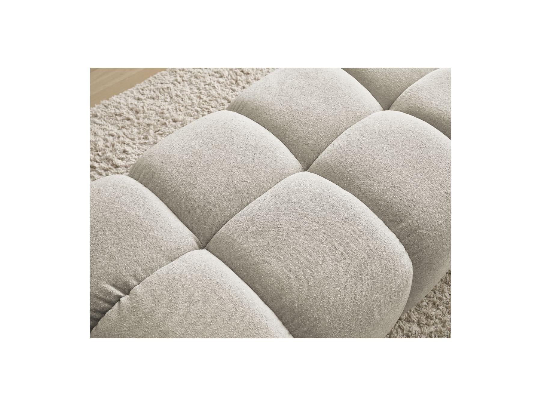 Everest - Petit Pouf - Tissu Texturé