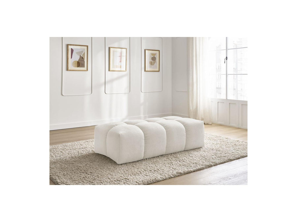 Everest - Petit Pouf - Tissu Texturé