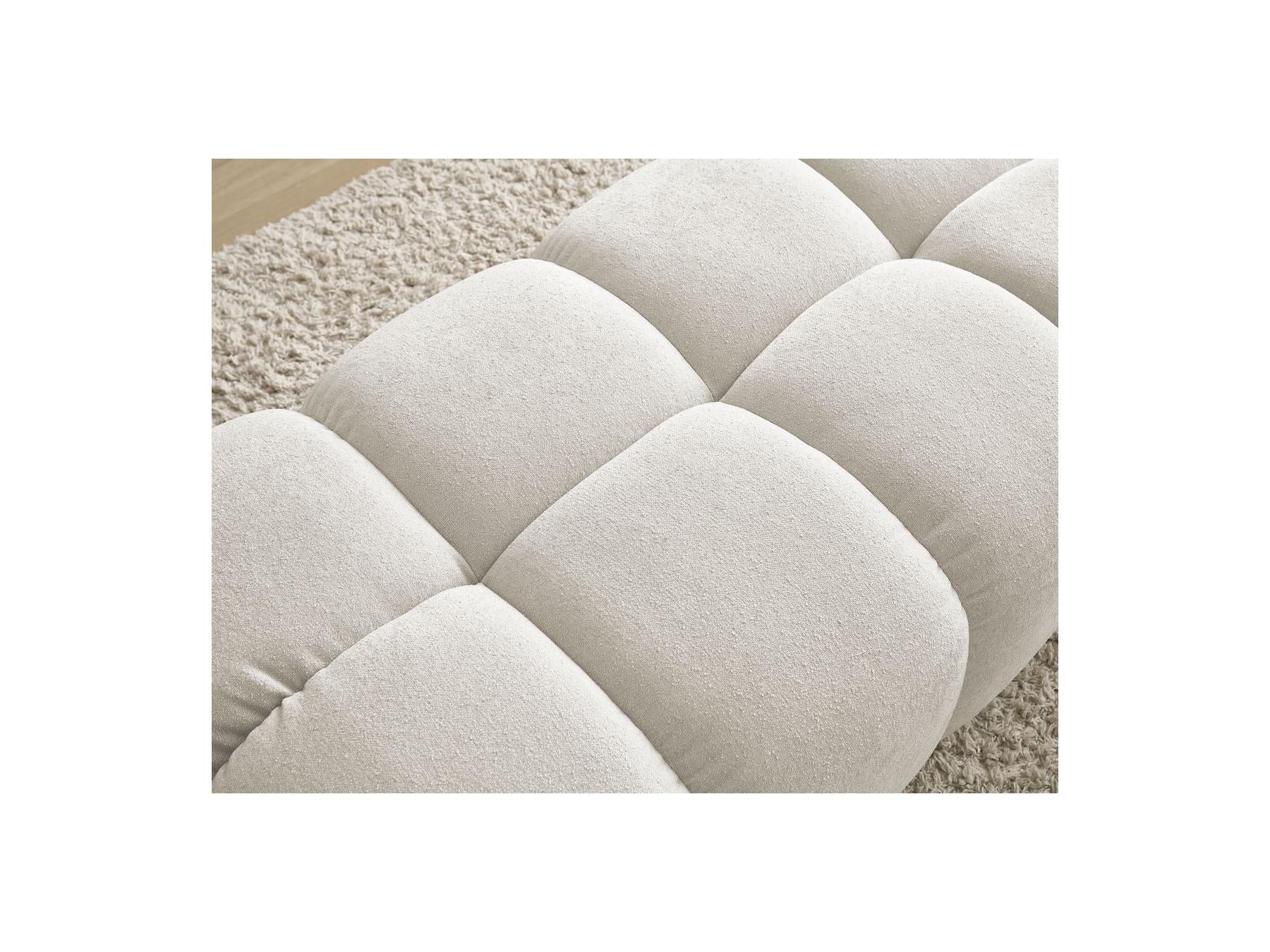 Everest - Petit Pouf - Tissu Texturé