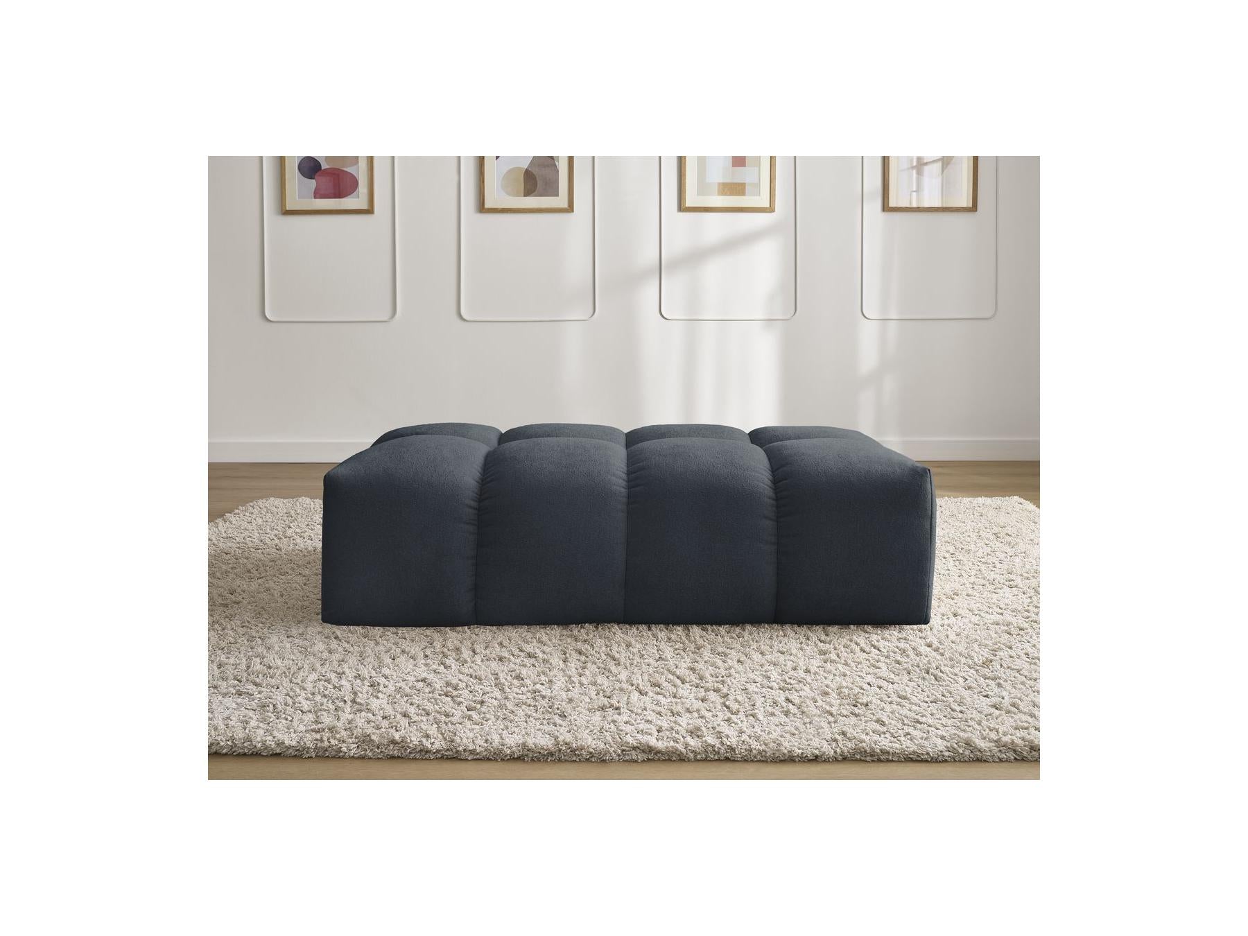 Everest - Petit Pouf - Tissu Texturé